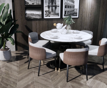 Modern Dining Table And Chairs-ID:341083054