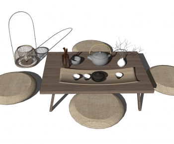 Japanese Style Tea Tables And Chairs-ID:760166887