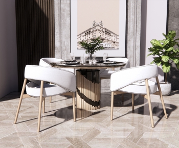 Modern Dining Table And Chairs-ID:491256001