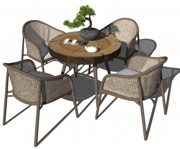 New Chinese Style Tea Tables And Chairs-ID:932009244