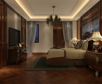 Chinese Style Bedroom-ID:883328971