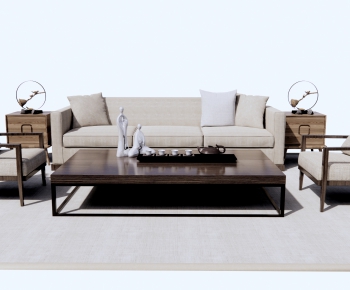 New Chinese Style Sofa Combination-ID:484064101