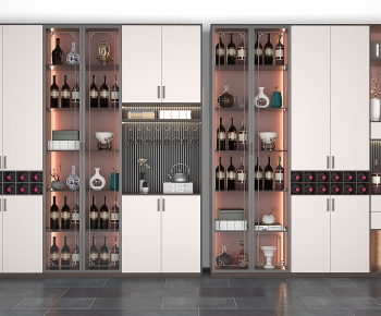 New Chinese Style Wine Cabinet-ID:264703996