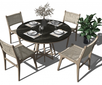 Nordic Style Dining Table And Chairs-ID:353996045