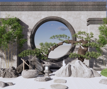 New Chinese Style Garden-ID:808027035