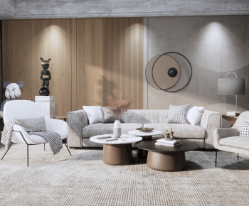 Modern A Living Room-ID:199890182