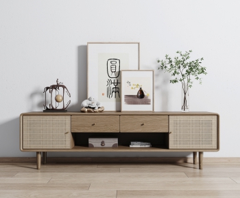 Japanese Style TV Cabinet-ID:777221922