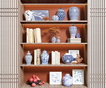 New Chinese Style Decorative Set-ID:434088953