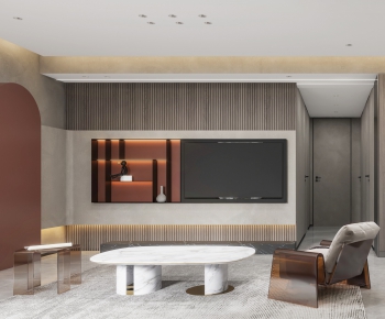 Wabi-sabi Style A Living Room-ID:270003087