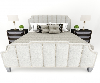 Modern Double Bed-ID:339293961