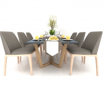 Modern Dining Table And Chairs-ID:333213098