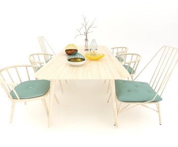 Modern Dining Table And Chairs-ID:984379051