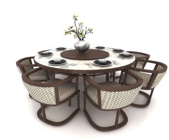 New Chinese Style Dining Table And Chairs-ID:447527892