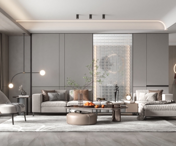 Modern A Living Room-ID:529762985