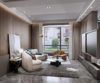 Modern A Living Room-ID:493540057