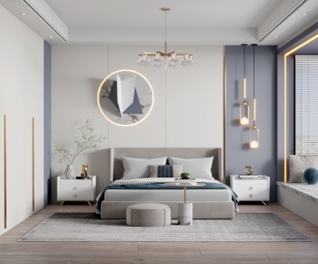 Nordic Style Bedroom-ID:491664892