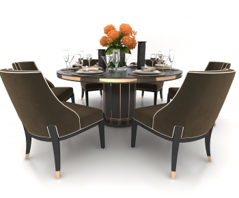 Modern Dining Table And Chairs-ID:203555119