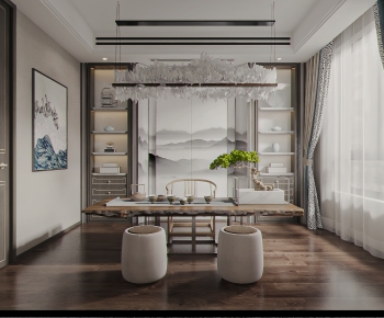 New Chinese Style Tea House-ID:210390123