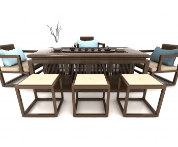 New Chinese Style Tea Tables And Chairs-ID:200622086