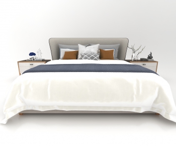 Modern Double Bed-ID:948766954