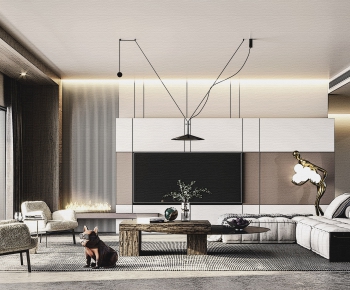 Modern A Living Room-ID:941374062