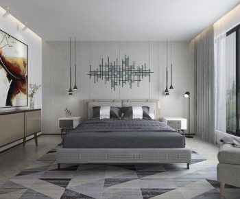 New Chinese Style Bedroom-ID:862751095