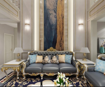 European Style A Living Room-ID:625000954