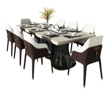 New Chinese Style Dining Table And Chairs-ID:255877973