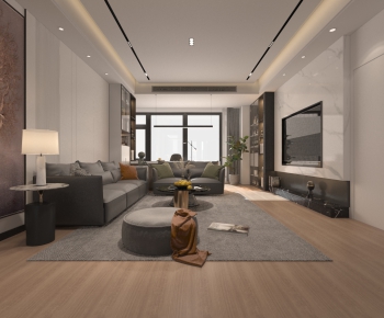Modern A Living Room-ID:847641945