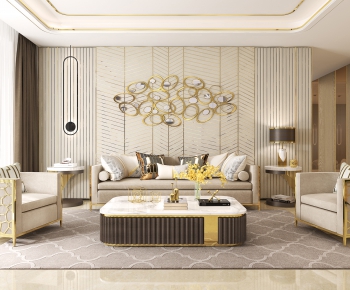 Hong Kong Style A Living Room-ID:783646116