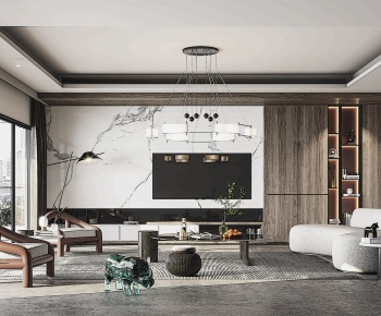 Modern A Living Room-ID:244905957