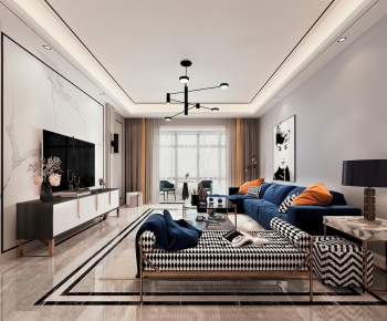 Modern A Living Room-ID:480933905