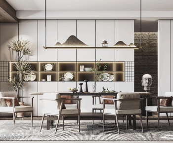 New Chinese Style Dining Room-ID:639631033