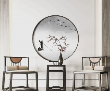 New Chinese Style Single Chair-ID:549042949