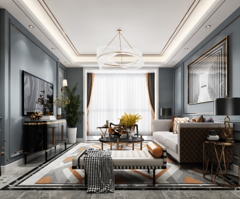 Modern A Living Room-ID:761619091