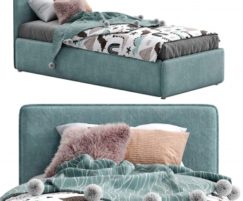 Nordic Style Single Bed-ID:949558977