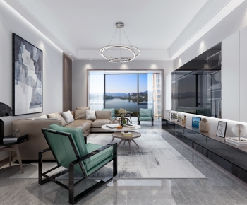 Modern A Living Room-ID:813525924