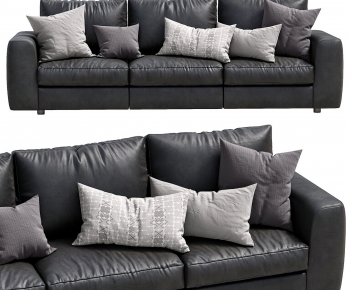 Modern Three-seat Sofa-ID:570588113