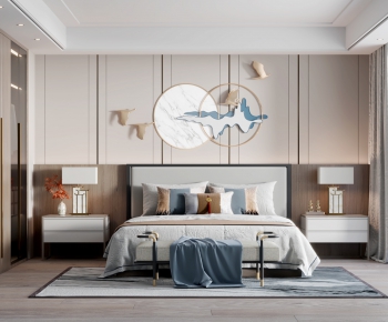 New Chinese Style Bedroom-ID:514477013