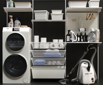 Modern Laundry Cabinet-ID:328396084