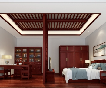 Chinese Style Bedroom-ID:530375007