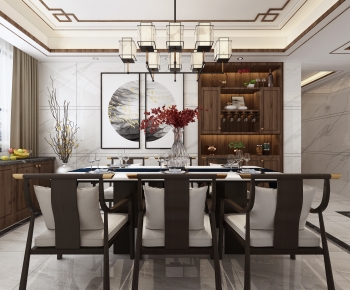 New Chinese Style Dining Room-ID:174221043