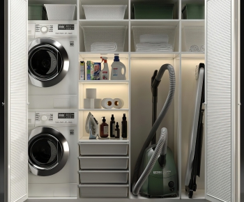 Modern Laundry Cabinet-ID:747726927