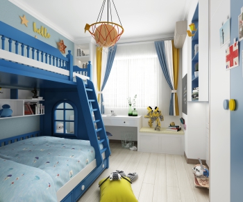 Modern Boy's Room And Son's Room-ID:870194919