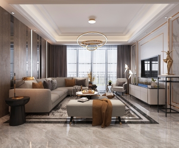 Modern A Living Room-ID:526793966