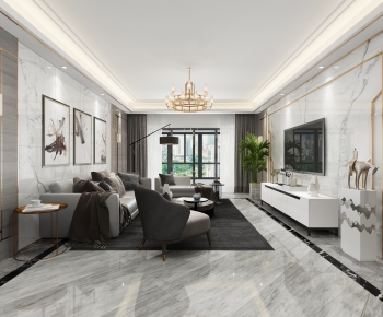 Modern A Living Room-ID:764244087