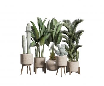 Modern Potted Green Plant-ID:440000065