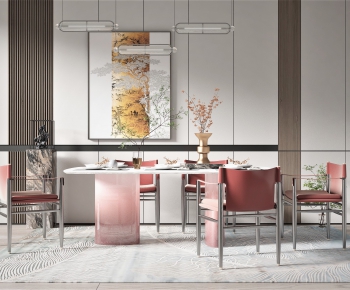 New Chinese Style Dining Table And Chairs-ID:660290968