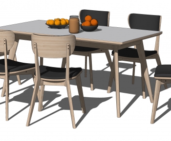 Nordic Style Dining Table And Chairs-ID:193402051