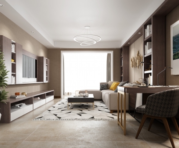 Modern A Living Room-ID:409560924